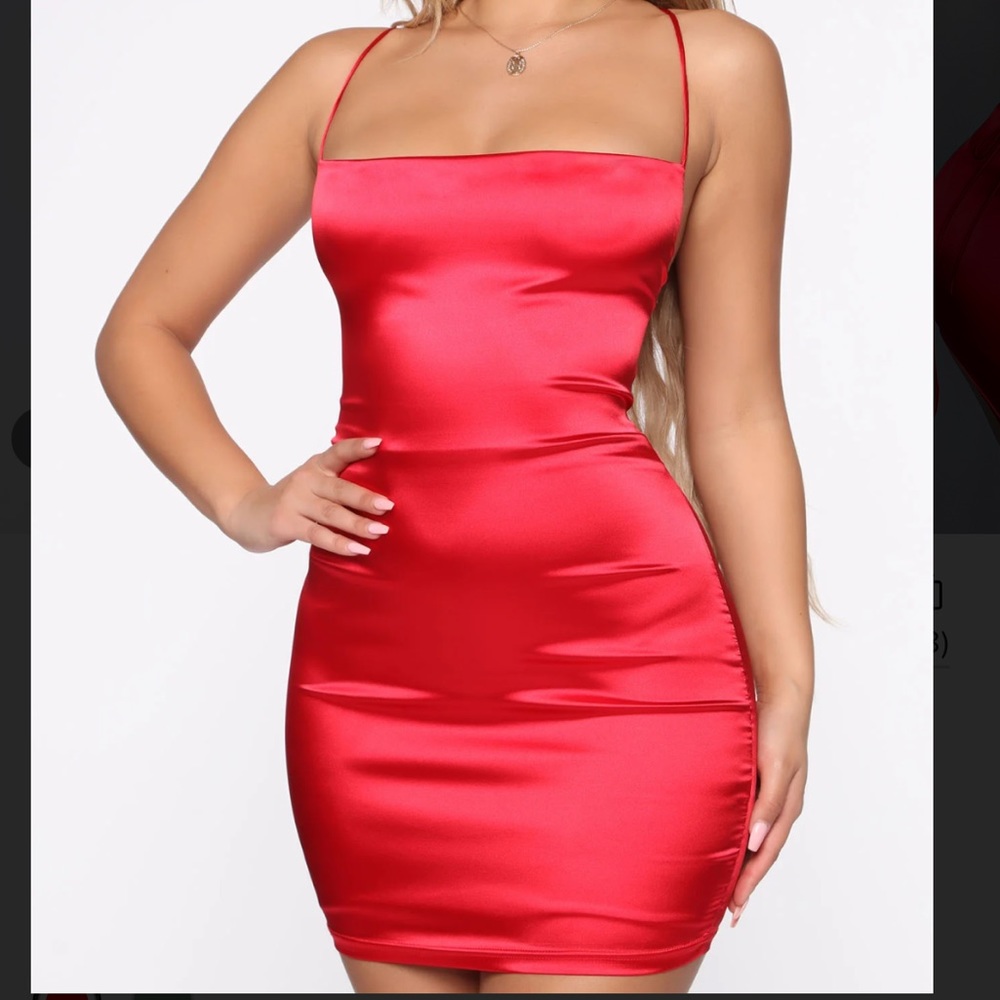 Satin mini dress❤️‍🔥